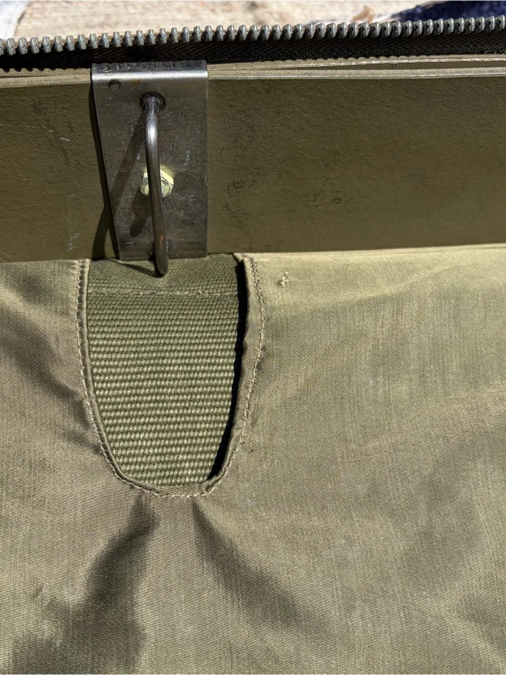 WWII B4 USAF officer garmet bag